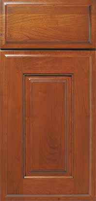 Prescott Door Cherry Species with Nutmeg Stain